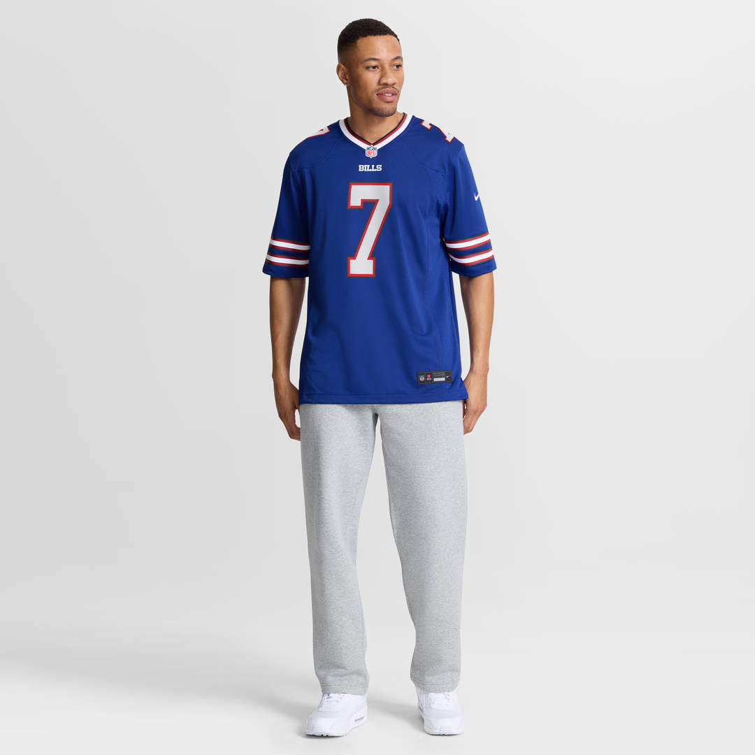 Buffalo Bills Doug Flutie Royal Game Retired Player Jersey | NFL Football Jersey
