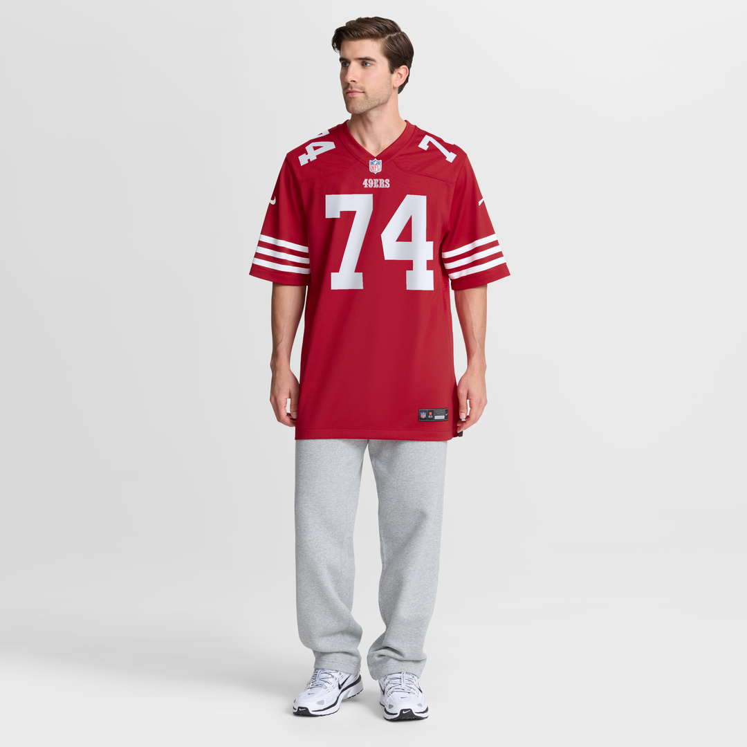 San Francisco 49ers Brett Toth Scarlet Team Game Jersey | NFL Football Jersey