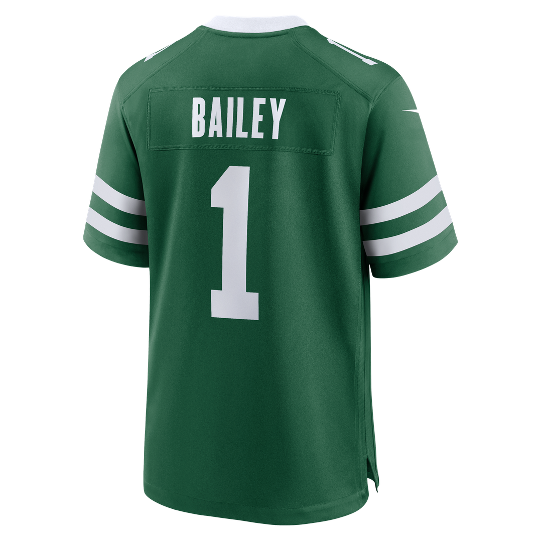 New York Jets David Bailey Green Team Game Jersey | NFL Football Jersey
