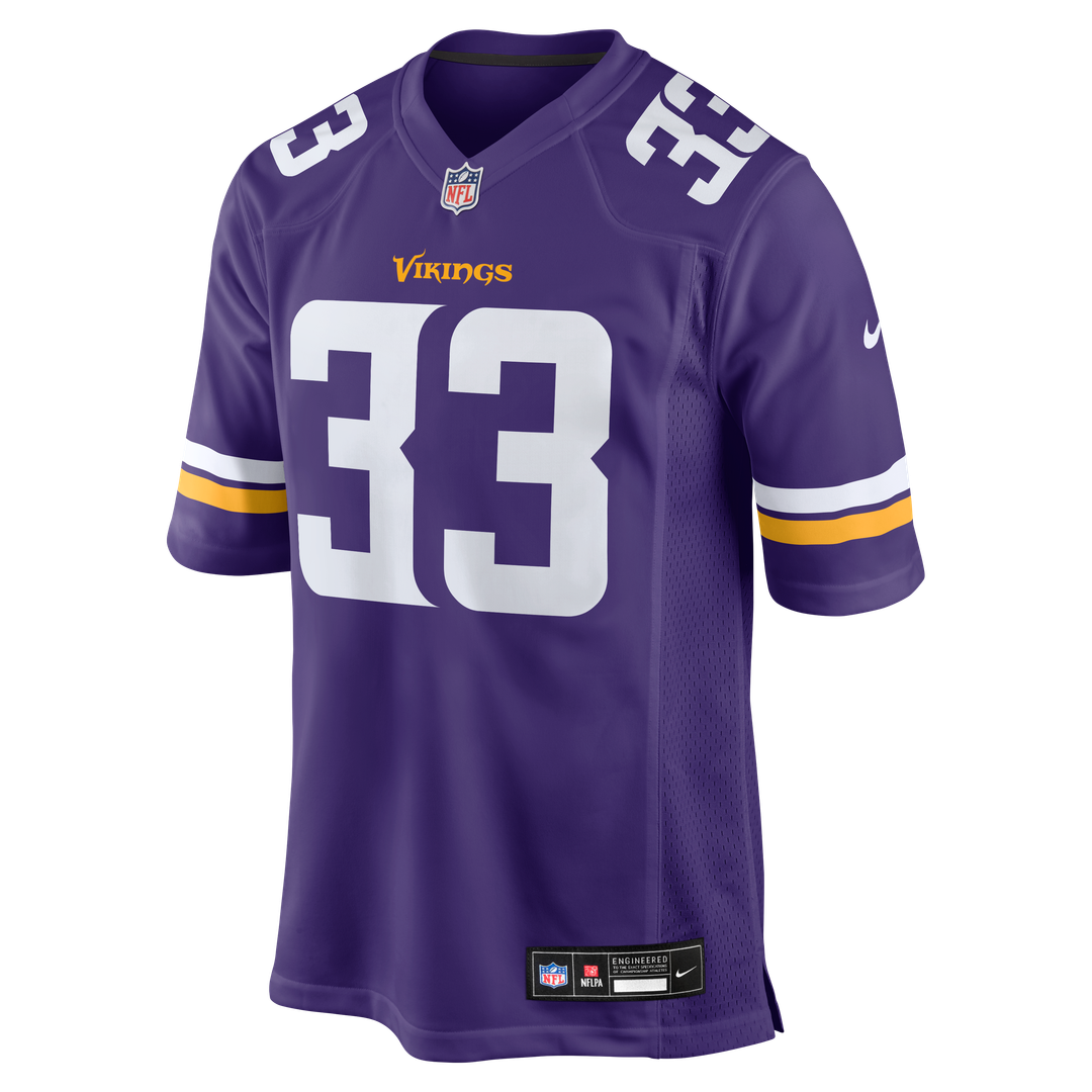 Minnesota Vikings Aaron Jones Purple Game Player Jersey | NFL Football Jersey