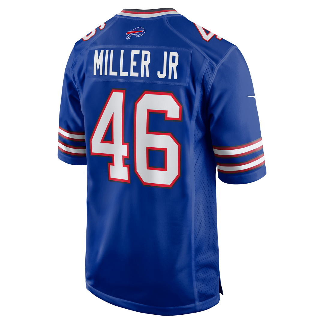 Buffalo Bills DJ Miller Jr. Royal Team Game Jersey | NFL Football Jersey