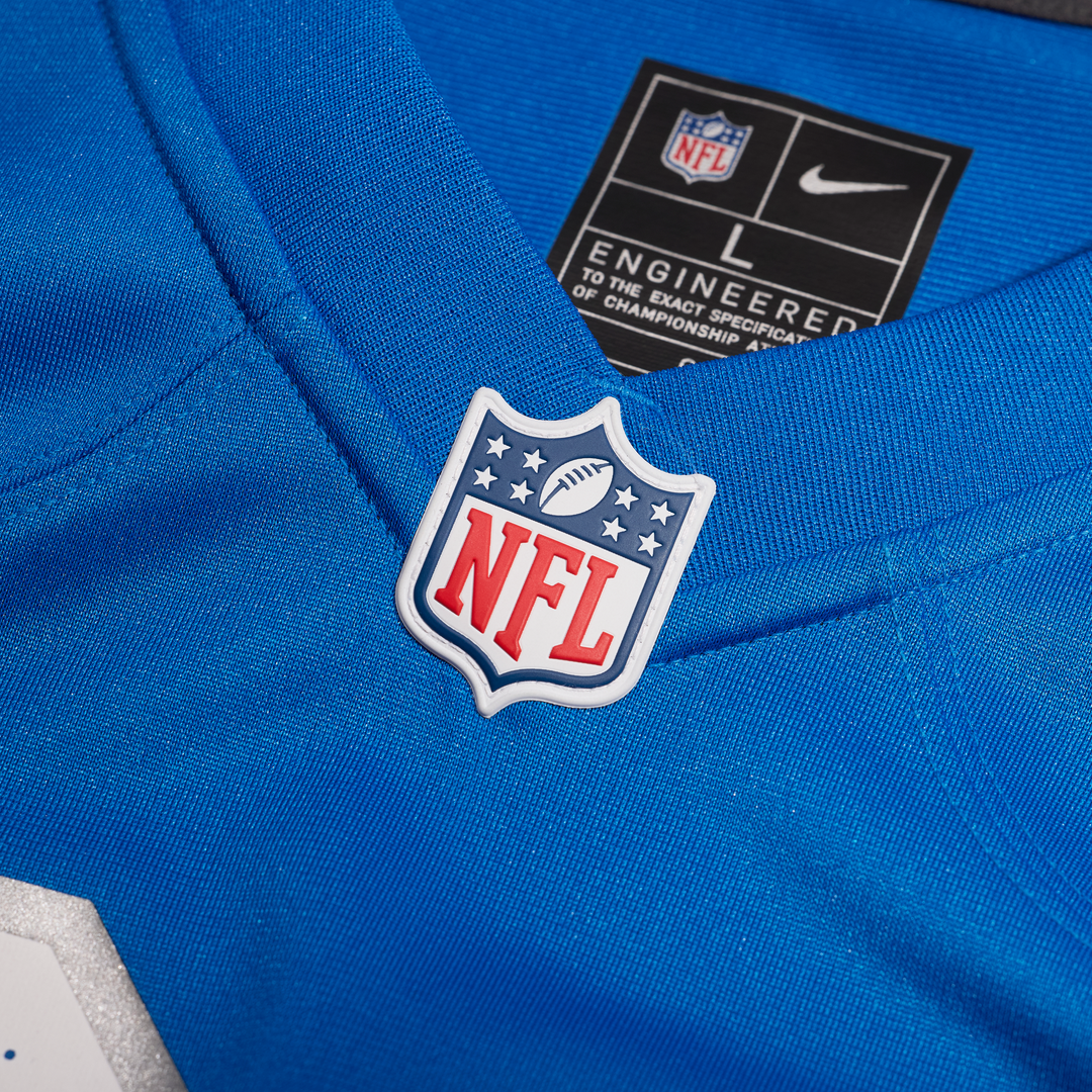 Detroit Lions Blake Miller Blue Team Game Jersey | NFL Football Jersey