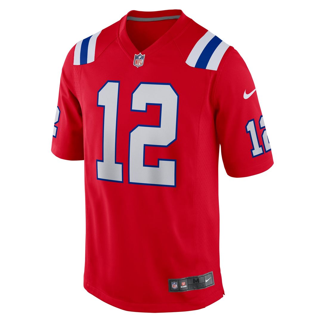 New England Patriots Tom Brady White Retired Game Jersey | NFL Football Jersey