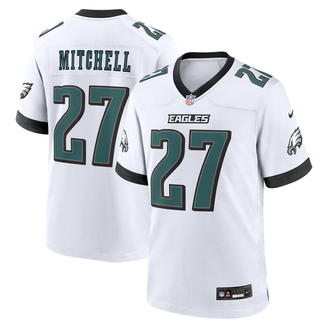 Philadelphia Eagles Quinyon Mitchell White Game Jersey | NFL Football Jersey