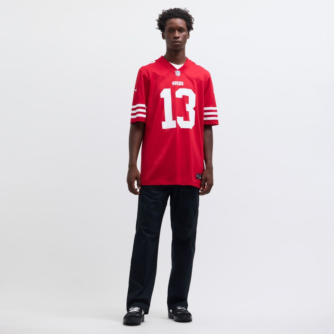 San Francisco 49ers Brock Purdy Scarlet Game Player Jersey | NFL Football Jersey
