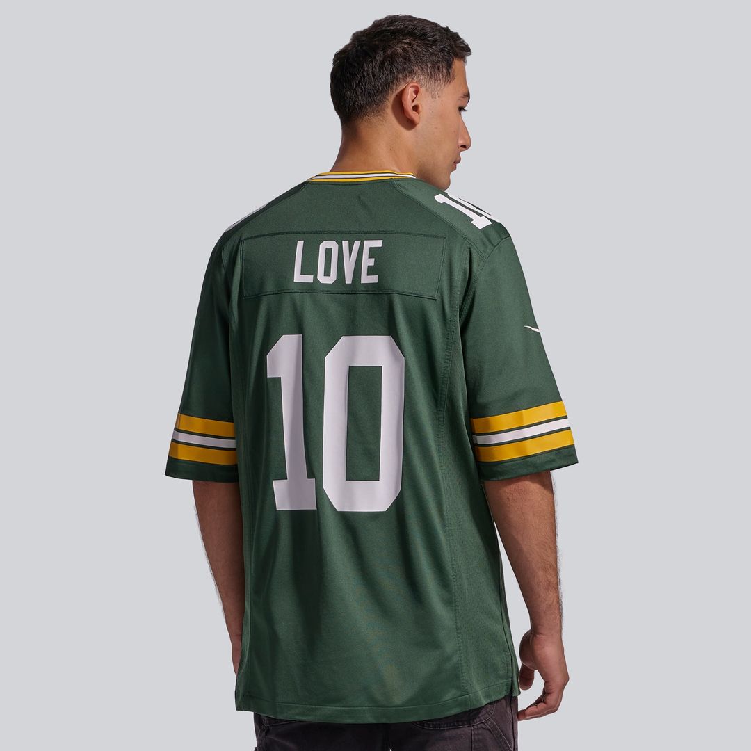 Green Bay Packers Love Green Player Game Jersey | NFL Football Jersey