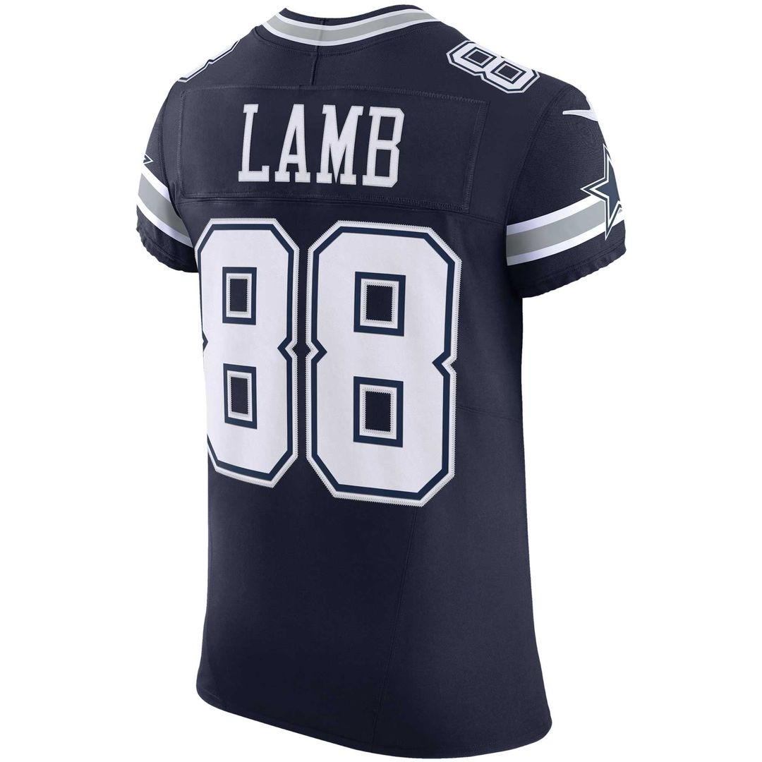Dallas Cowboys CeeDee Lamb Navy Team Vapor F.U.S.E. Elite Jersey | NFL Football Jersey