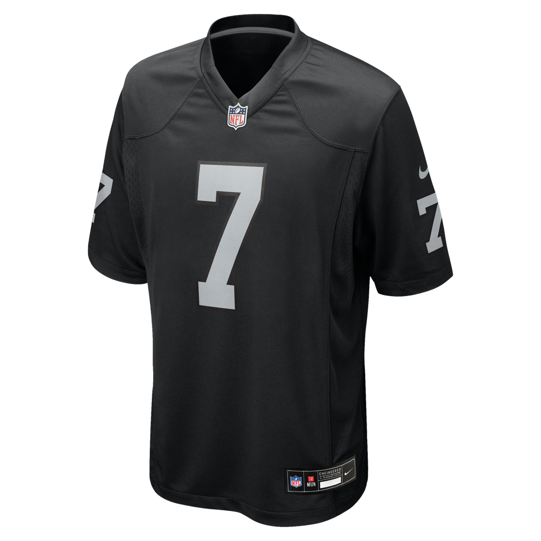 Las Vegas Raiders Quay Walker Black Team Game Jersey | NFL Football Jersey