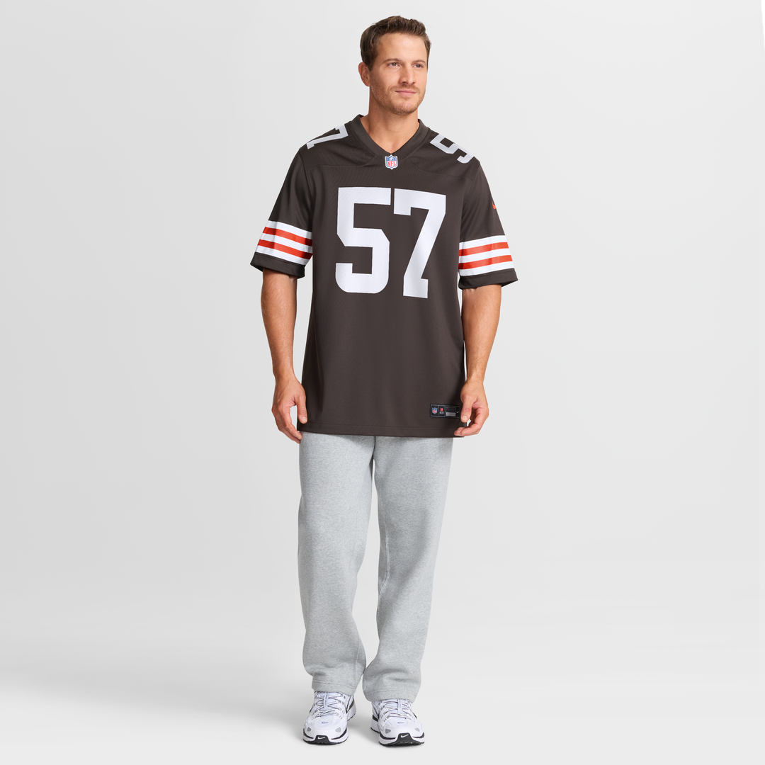 Cleveland Browns Clay Matthews Brown Game Retired Player Jersey | NFL Football Jersey