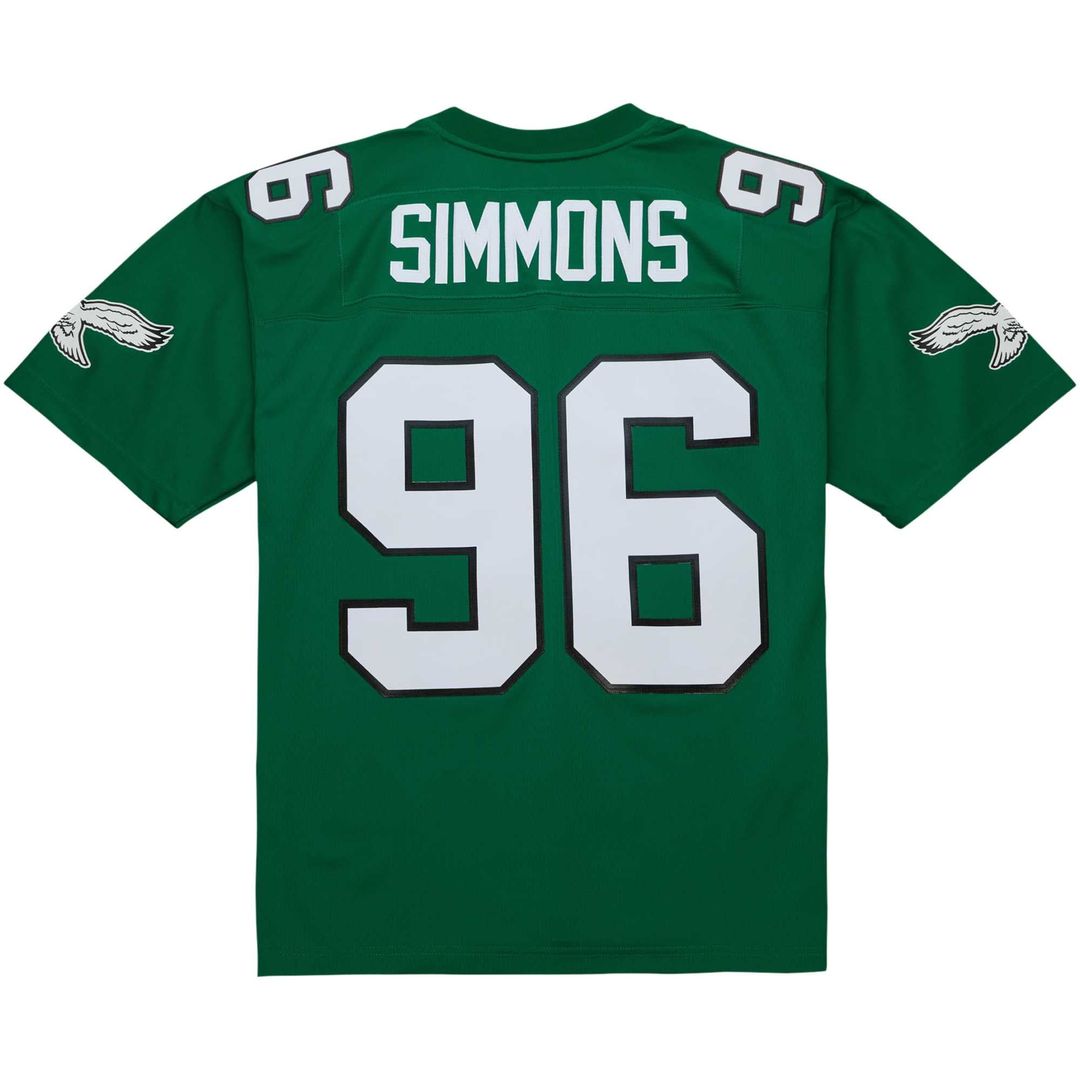 Philadelphia Eagles Clyde Simmons Kelly Green Legacy Replica Jersey | NFL Football Jersey