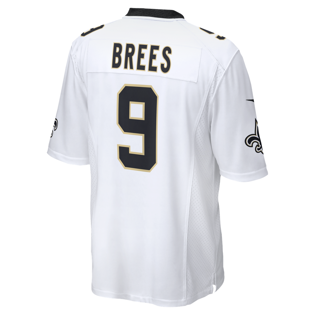 New Orleans Saints Drew Brees White Game Jersey | NFL Football Jersey