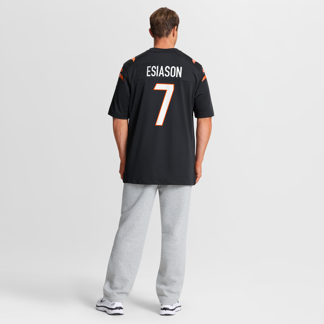 Cincinnati Bengals Boomer Esiason Black Retired Player Jersey | NFL Football Jersey