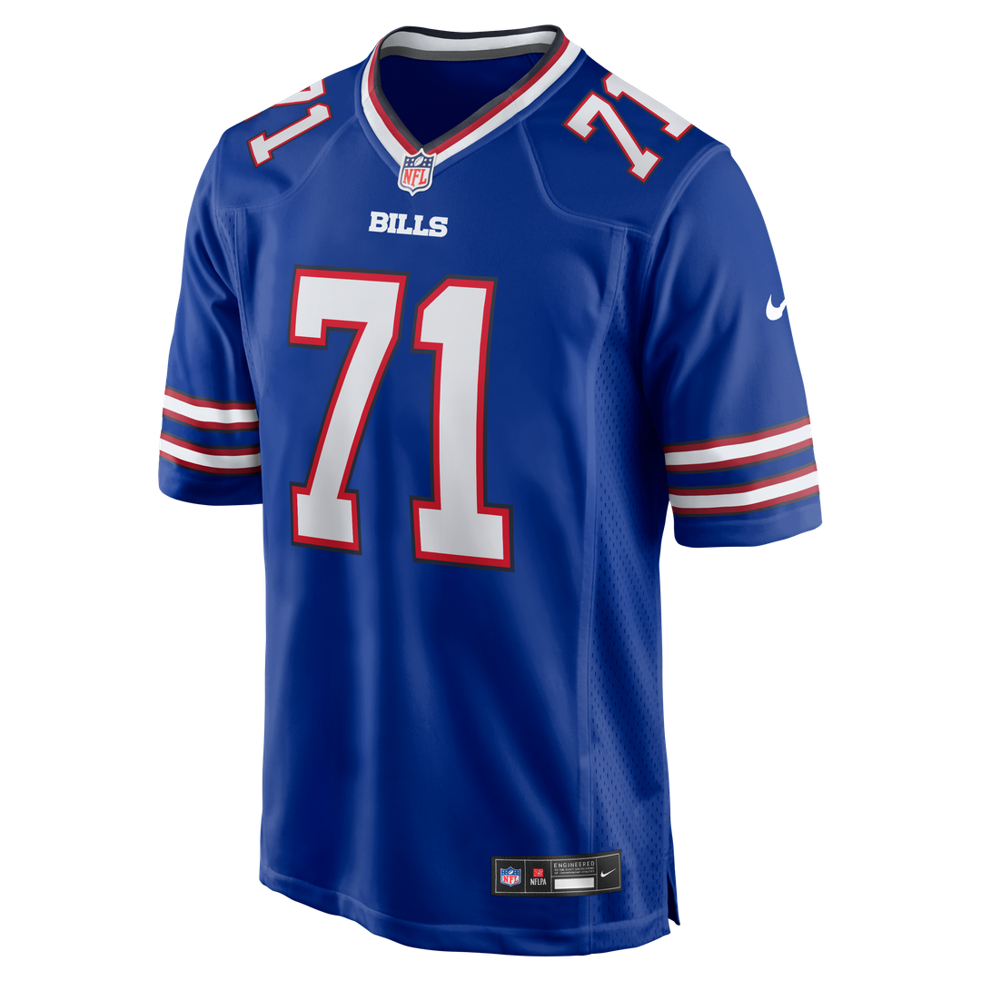 Buffalo Bills Jedrick Wills Jr. Royal Team Game Jersey | NFL Football Jersey