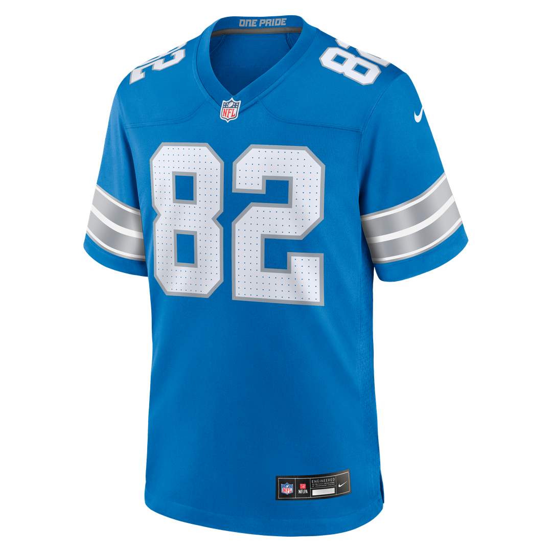 Detroit Lions Thomas Gordon Blue Team Game Jersey | NFL Football Jersey