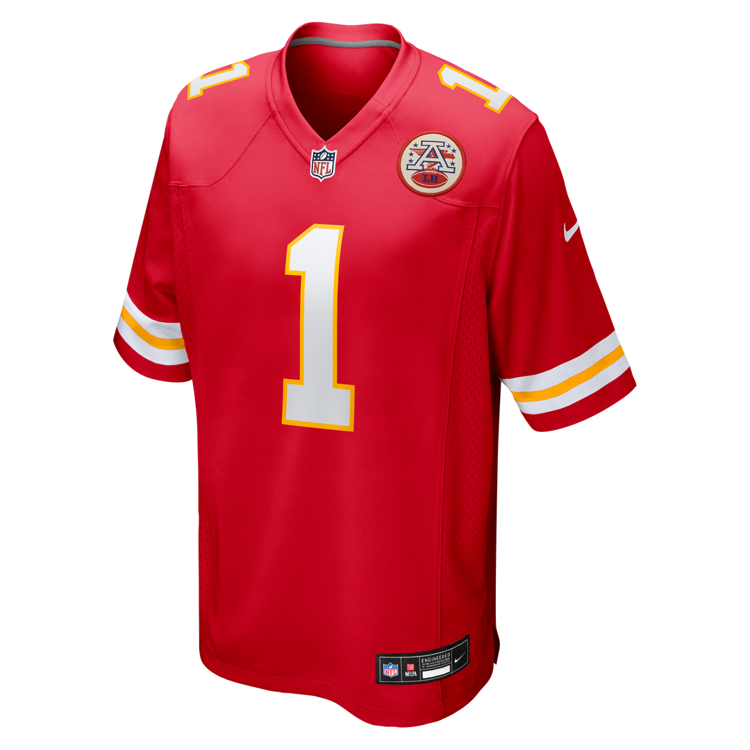Kansas City Chiefs Xavier Worthy Red Player Game Jersey | NFL Football Jersey