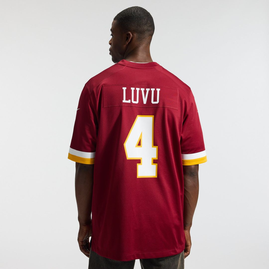 Washington Commanders Frankie Luvu Burgundy Game Jersey | NFL Football Jersey