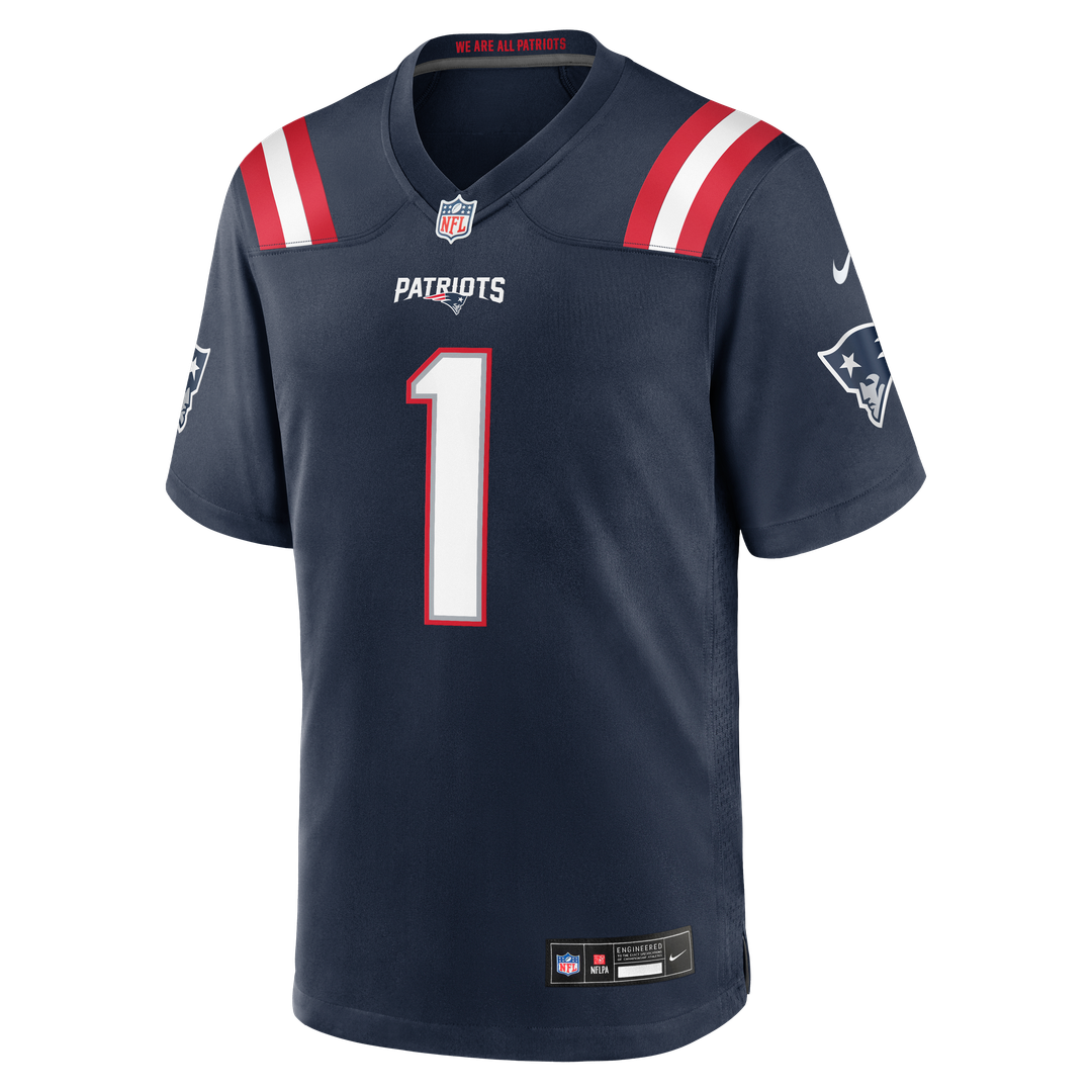 New England Patriots A.J. Brown Red Game Jersey | NFL Football Jersey