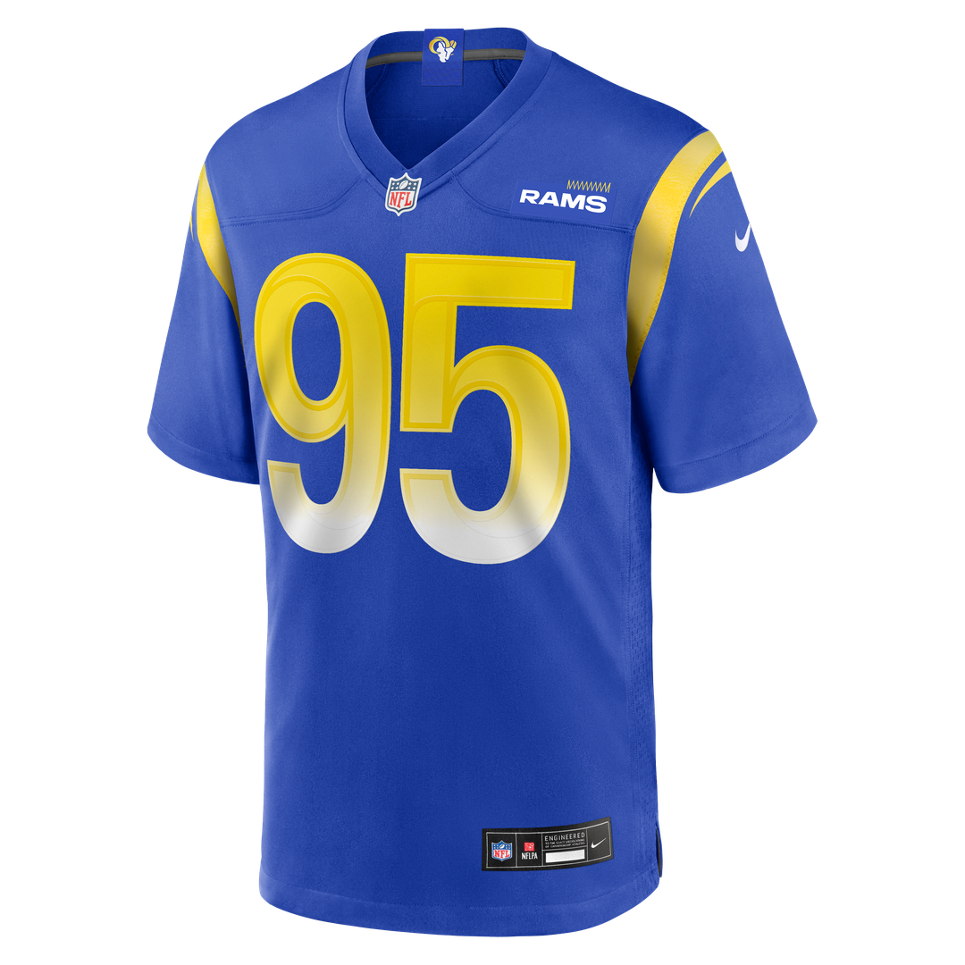 Los Angeles Rams Poona Ford Royal Team Game Jersey | NFL Football Jersey