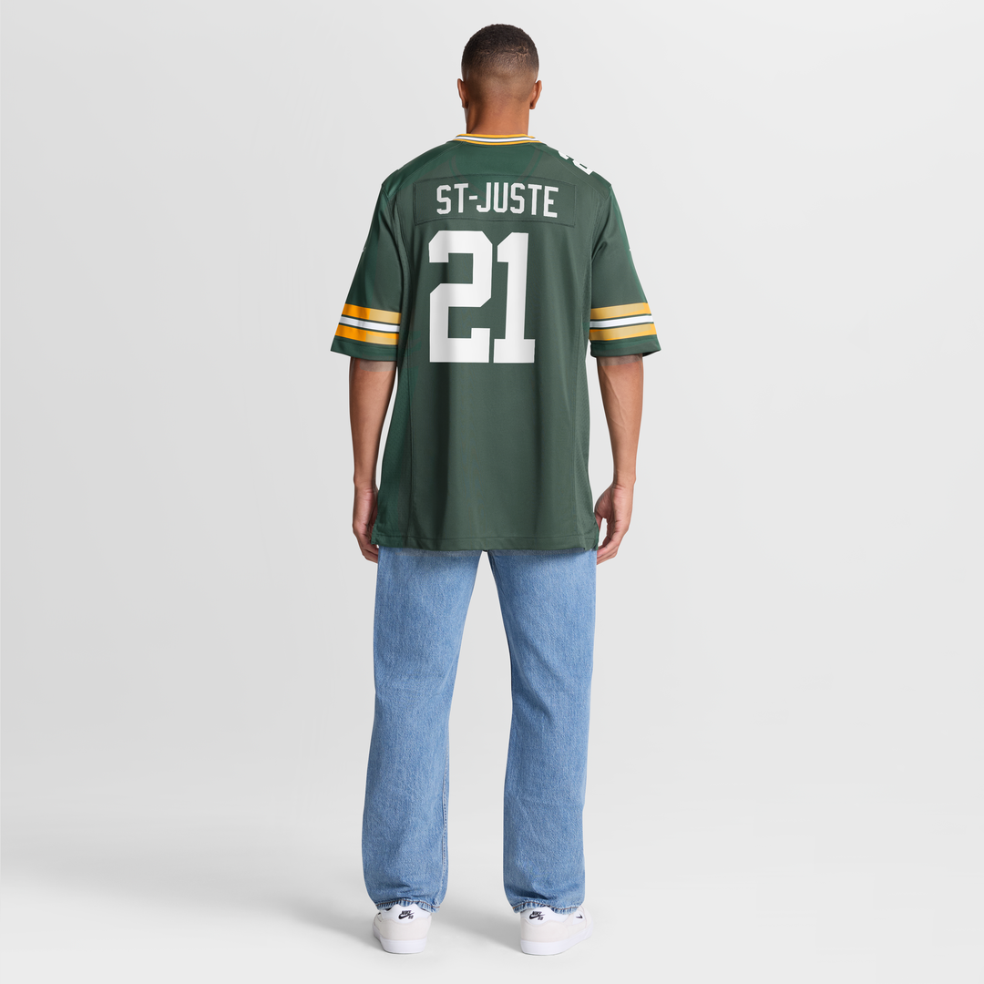 Green Bay Packers Benjamin St-Juste Green Team Game Jersey | NFL Football Jersey