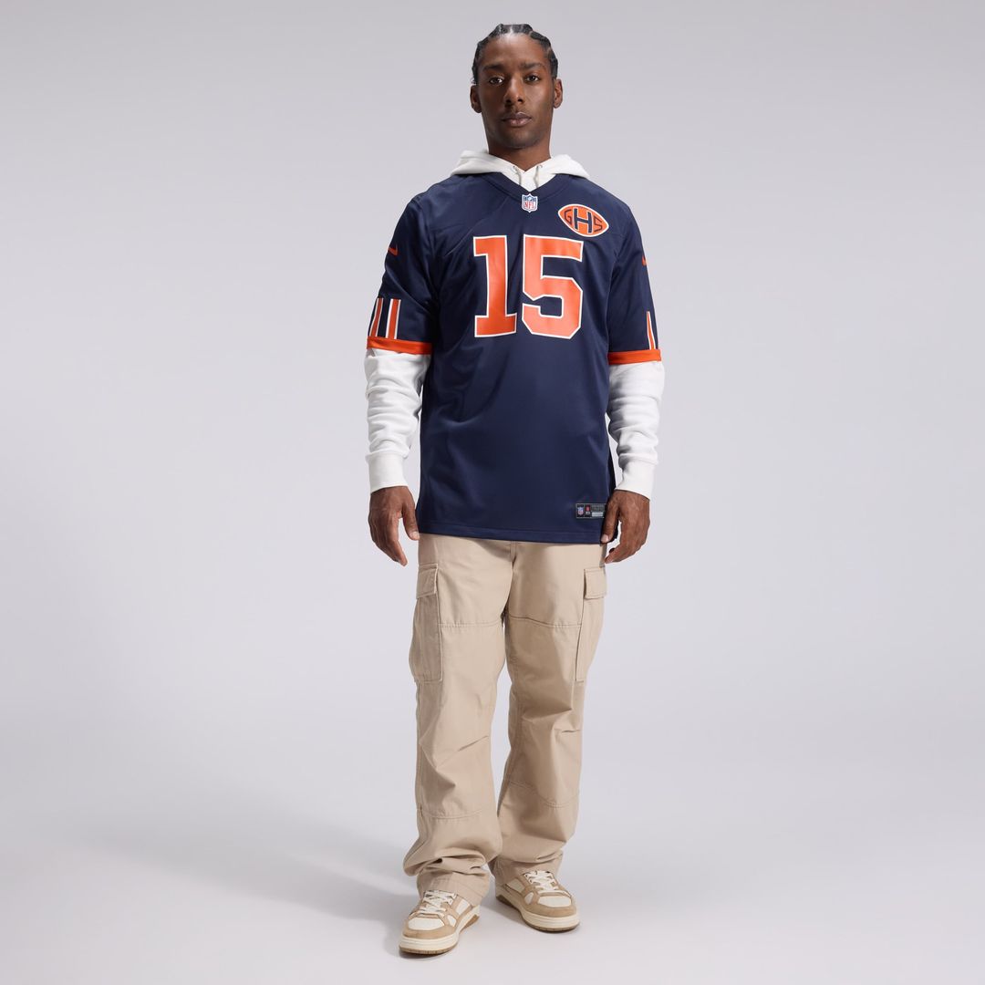 Chicago Bears Rome Odunze Navy 2026 Rivalries Collection Game Jersey | NFL Football Jersey
