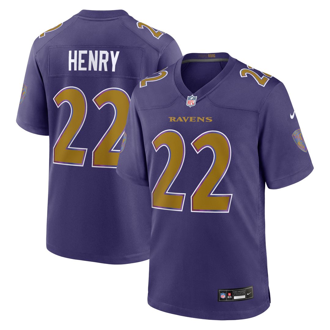 Baltimore Ravens Derrick Henry Black Alternate Game Jersey | NFL Football Jersey