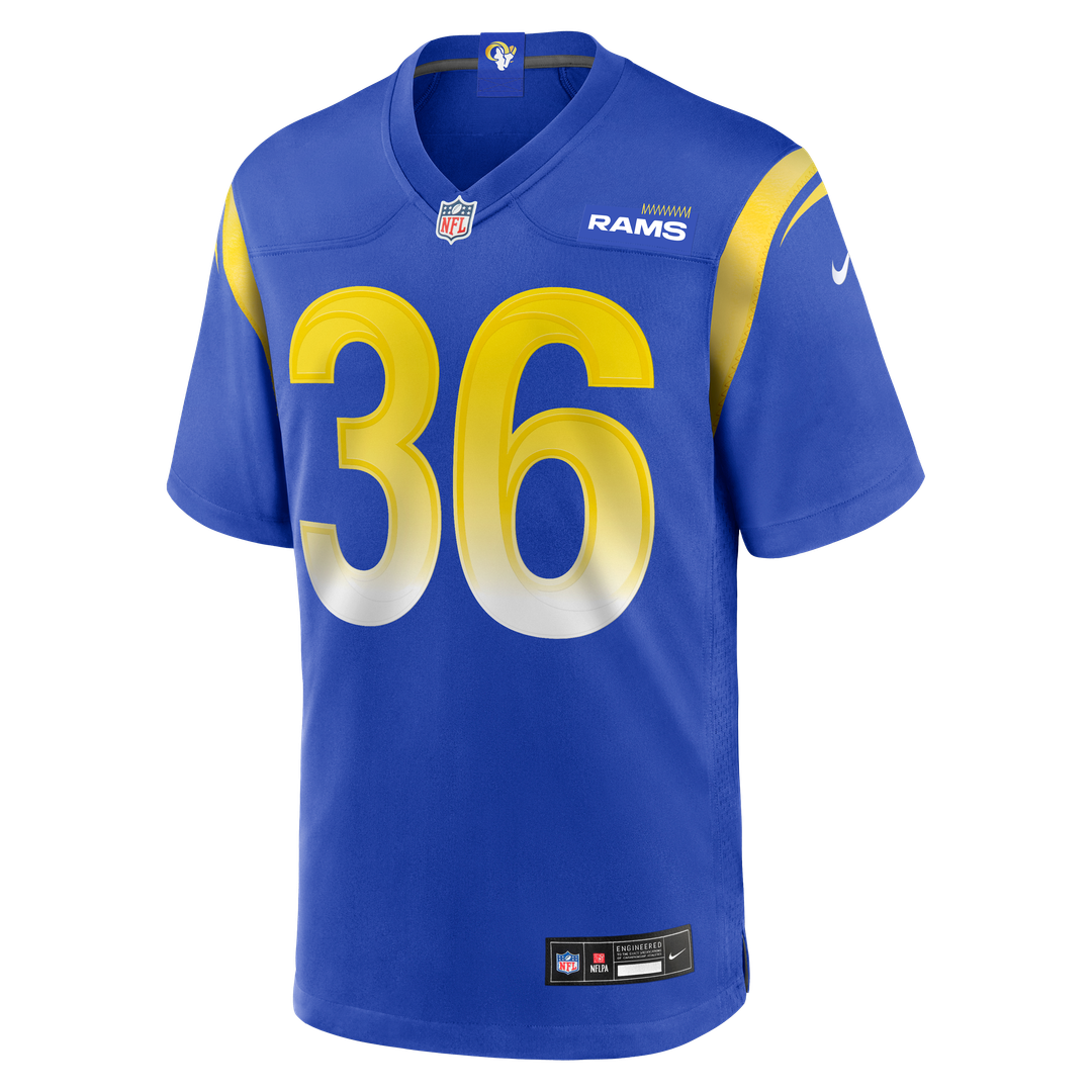Los Angeles Rams Charles Woods Royal Game Jersey | NFL Football Jersey