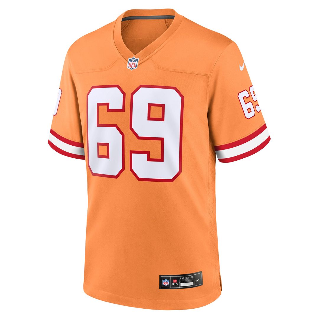 Tampa Bay Buccaneers Cody Mauch Orange Alternate Game Jersey | NFL Football Jersey