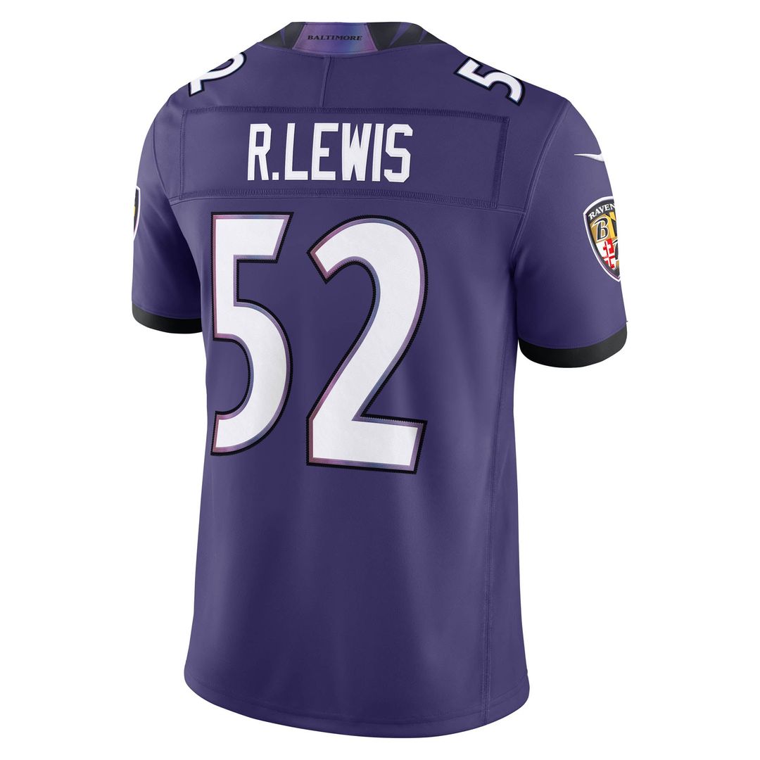 Baltimore Ravens Ray Lewis Black Alternate Vapor F.U.S.E. Stitched Retired Player Limited Jersey | NFL Football Jersey