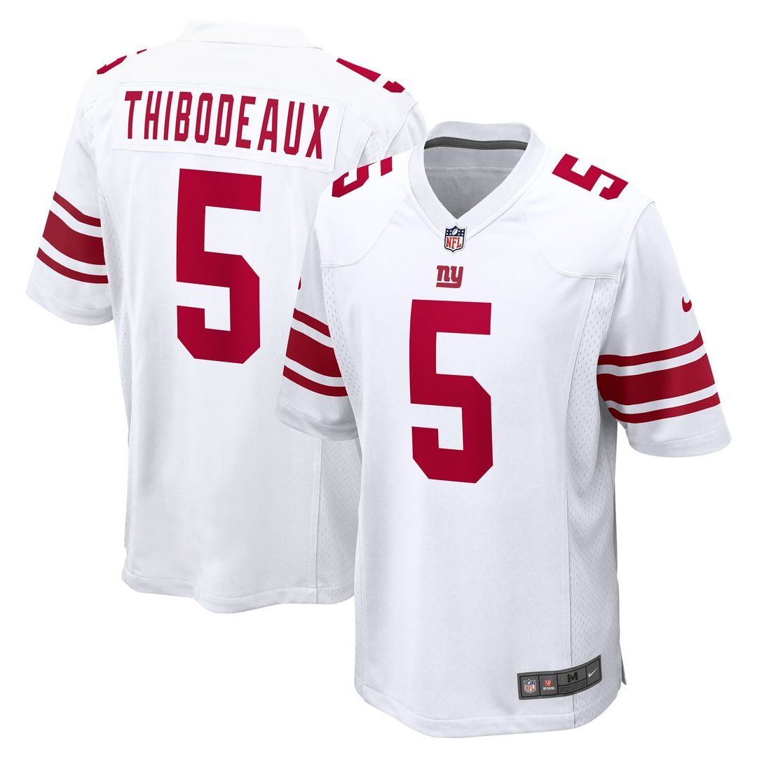 New York Giants Kayvon Thibodeaux White Player Game Jersey | NFL Football Jersey