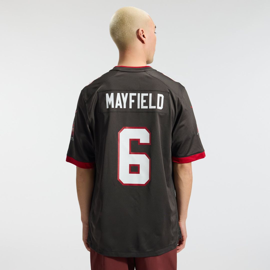 Tampa Bay Buccaneers Baker Mayfield Orange Throwback Game Jersey | NFL Football Jersey