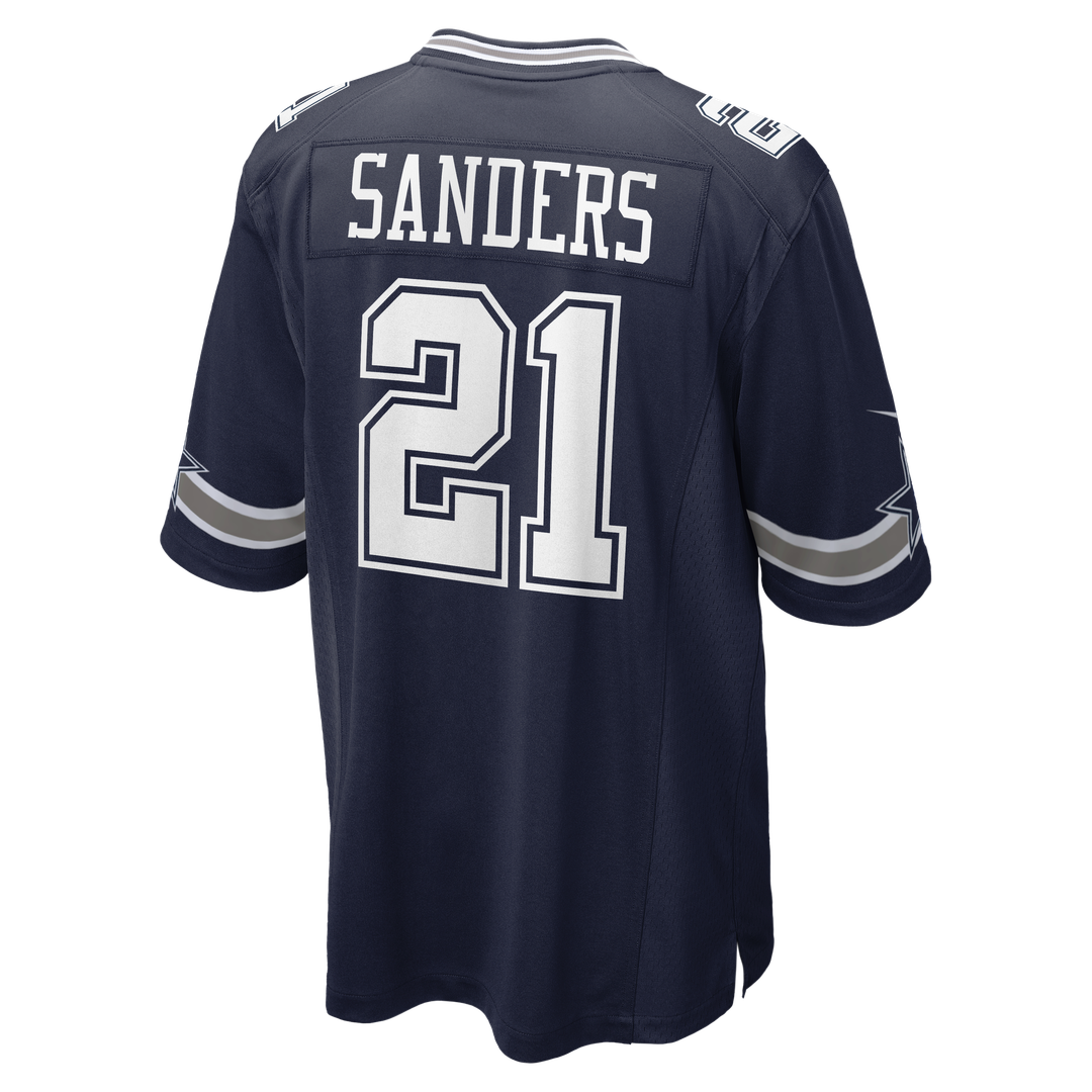 Dallas Cowboys Deion Sanders Navy Team Retired Player Game Jersey | NFL Football Jersey