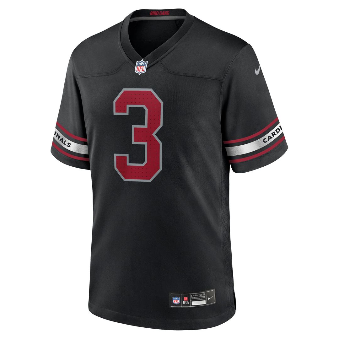 Arizona Cardinals Budda Baker Black Game Jersey | NFL Football Jersey