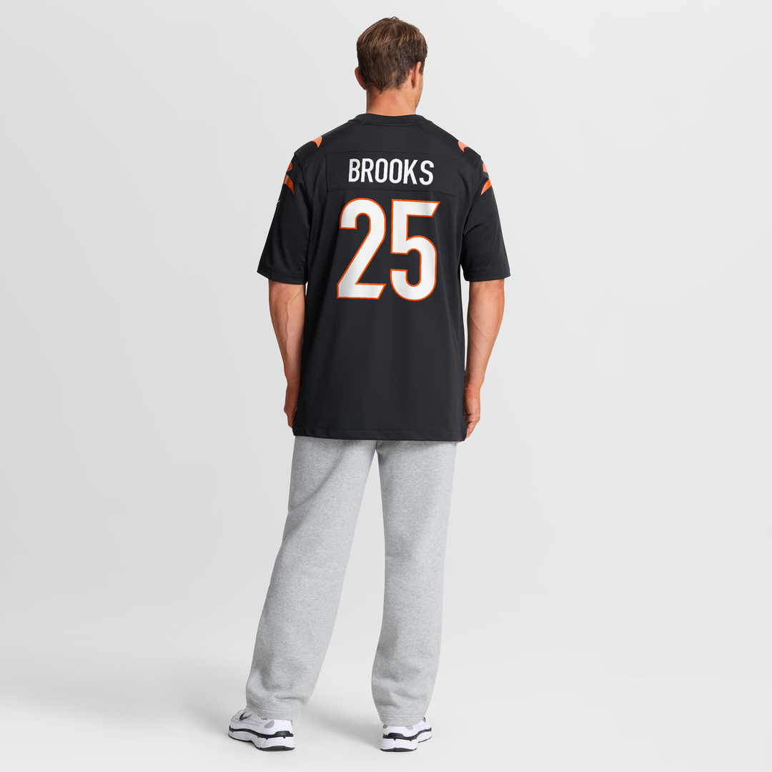 Cincinnati Bengals Tahj Brooks Black Team Game Jersey | NFL Football Jersey