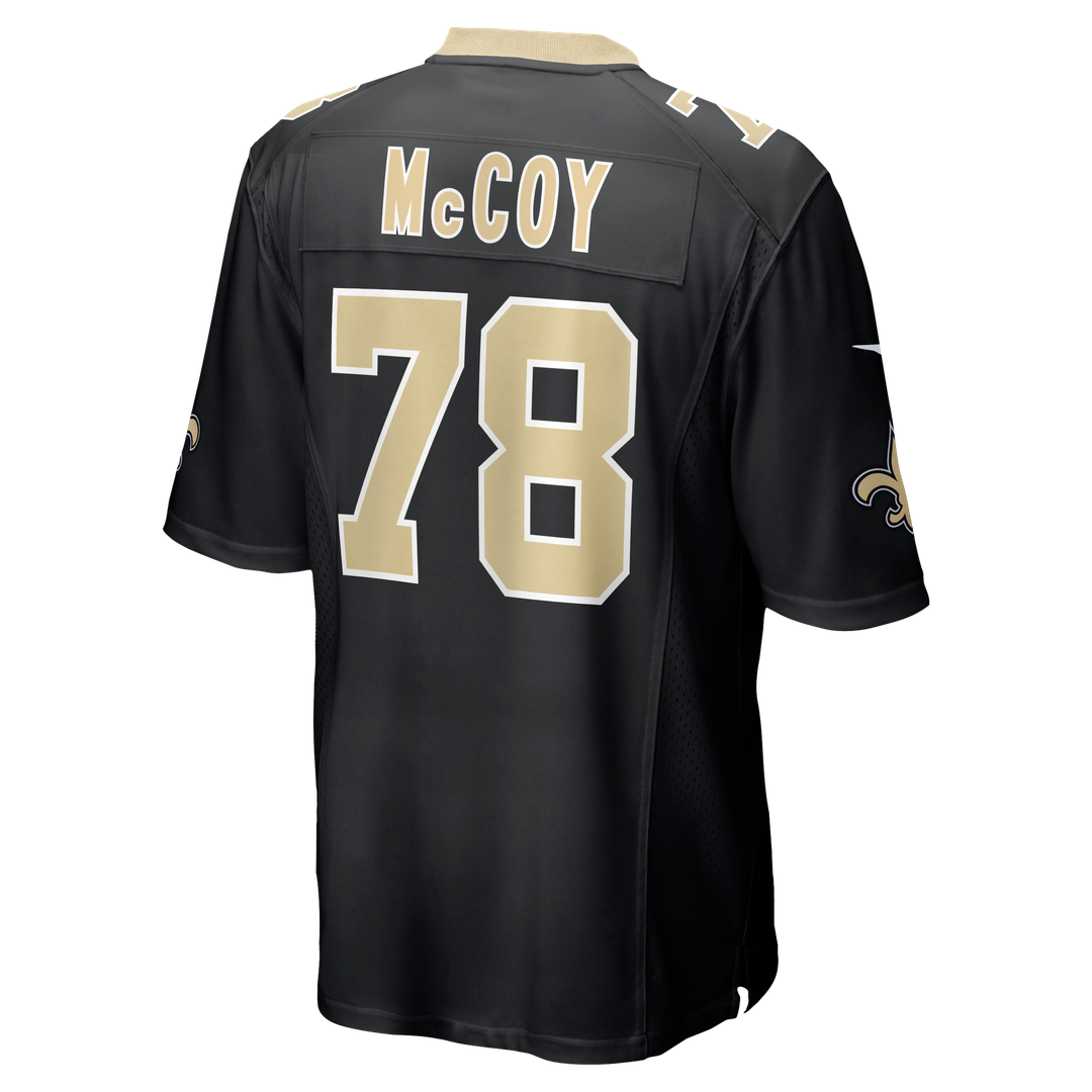New Orleans Saints Erik Mccoy Black Game Jersey | NFL Football Jersey
