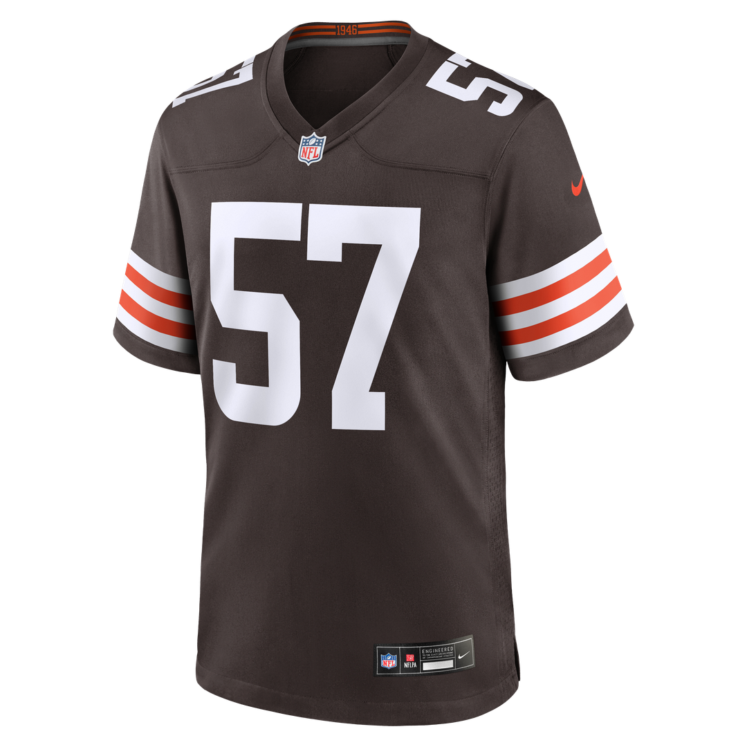Cleveland Browns Clay Matthews Brown Game Retired Player Jersey | NFL Football Jersey