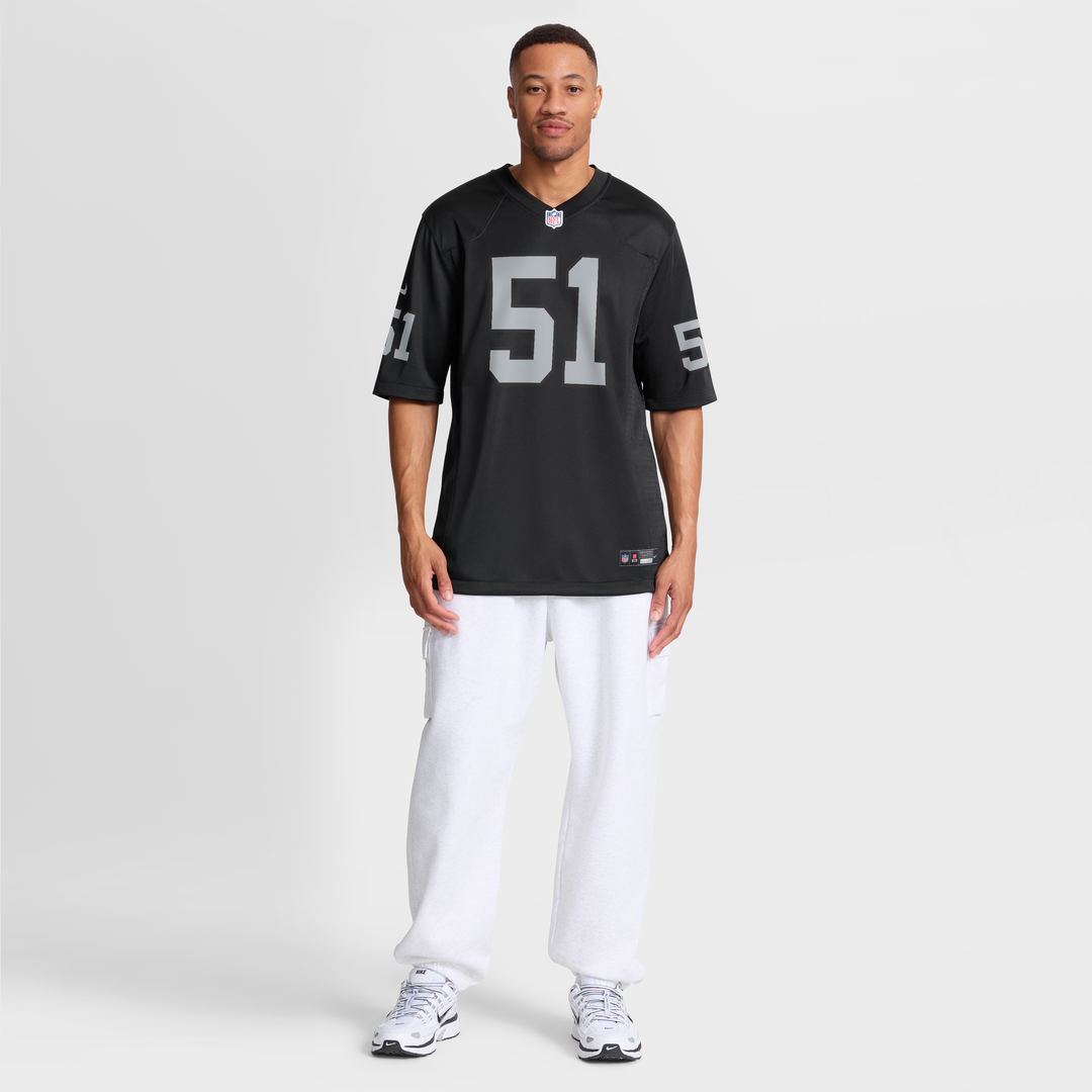 Las Vegas Raiders Malcolm Koonce Black Game Jersey | NFL Football Jersey