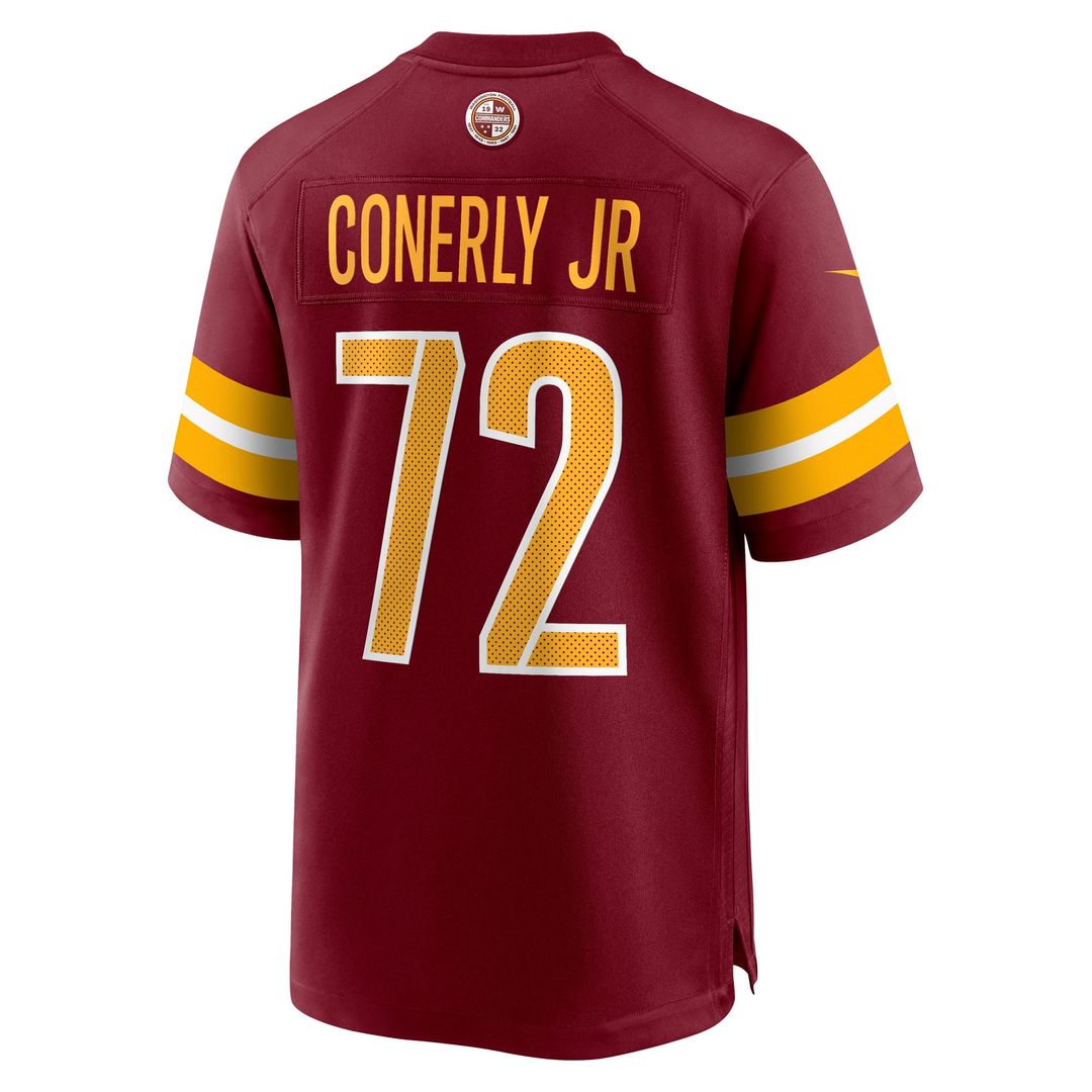 Washington Commanders Josh Conerly Jr. Burgundy Team Game Jersey | NFL Football Jersey