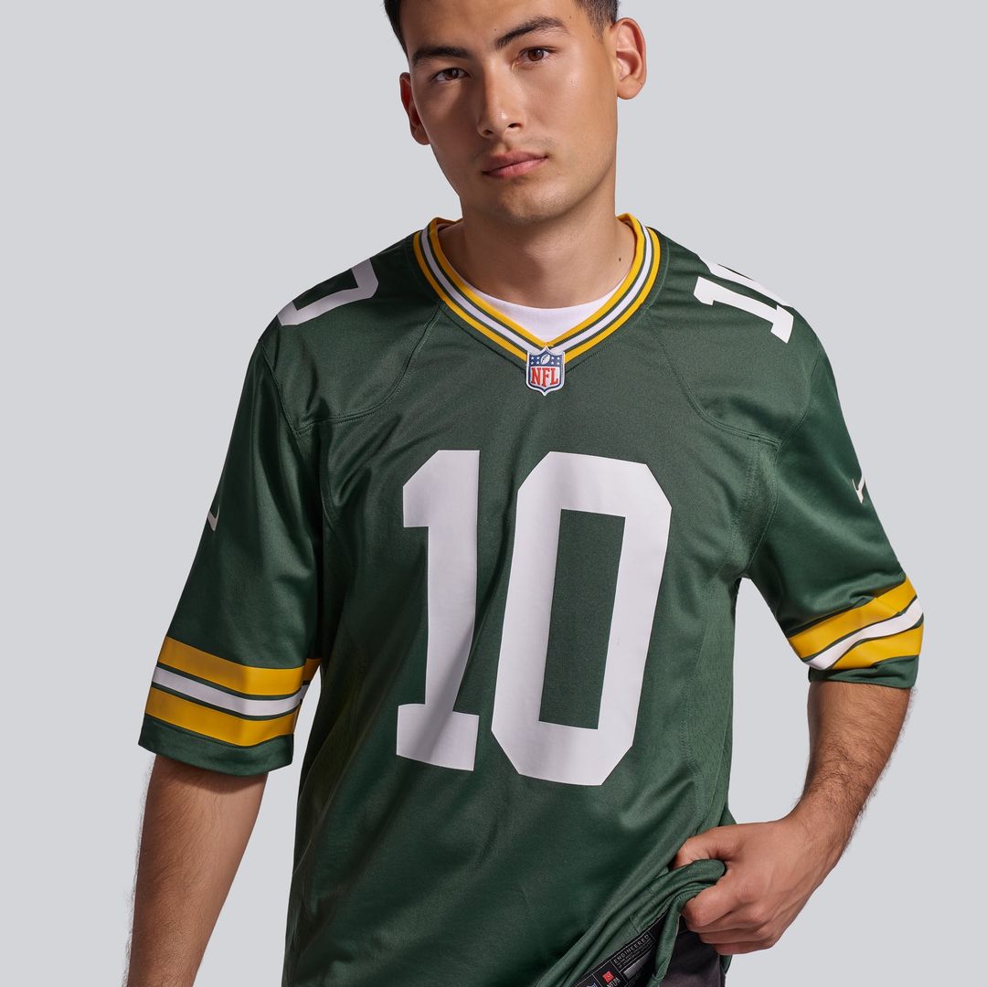 Green Bay Packers Love Green Player Game Jersey | NFL Football Jersey
