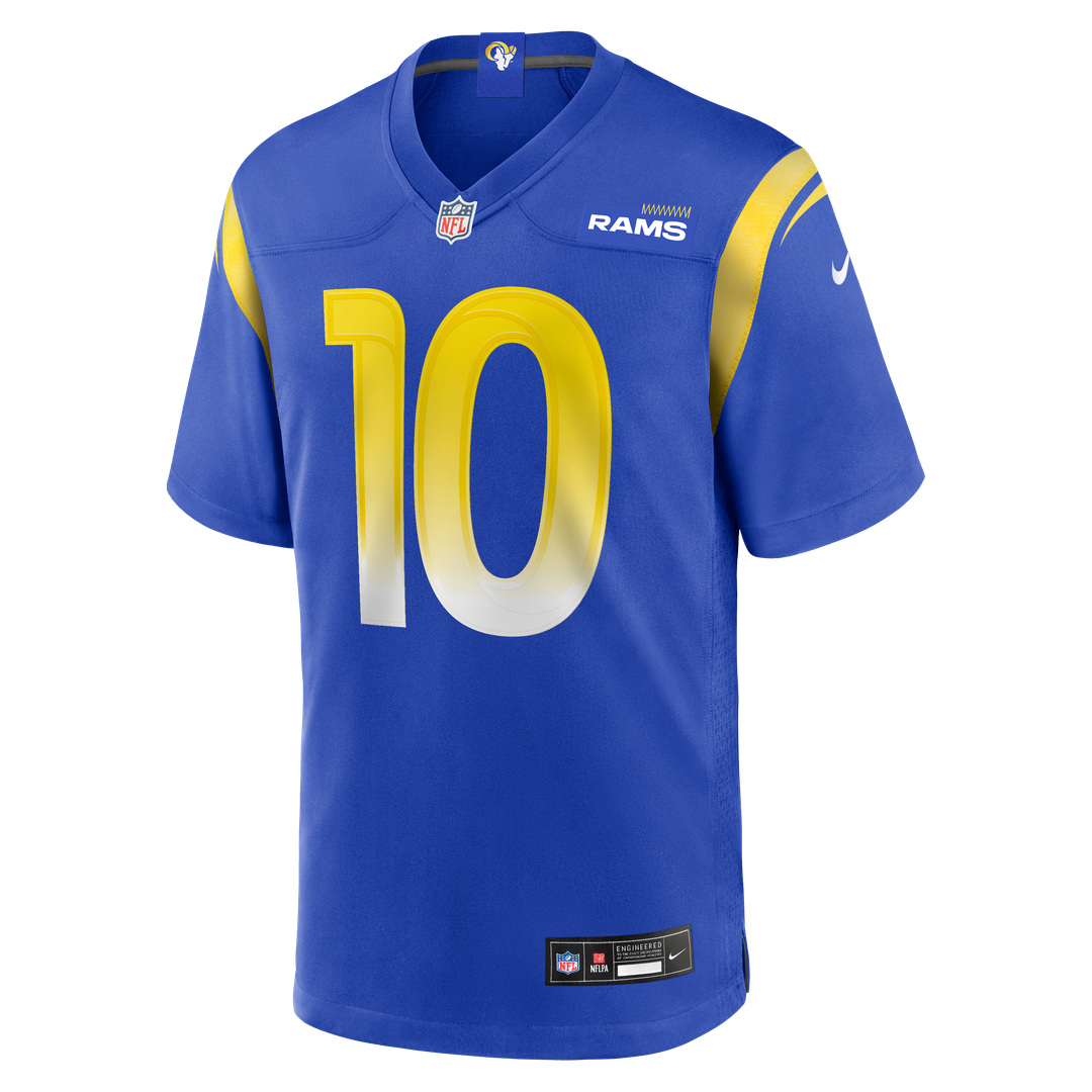 Los Angeles Rams Britain Covey Royal Team Game Jersey | NFL Football Jersey
