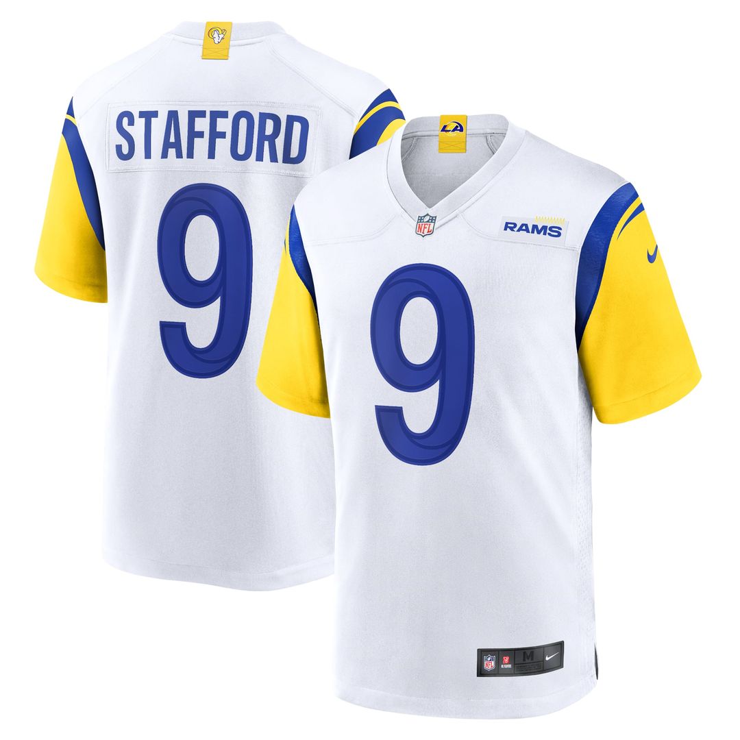 Los Angeles Rams Matthew Stafford Royal Player Game Jersey | NFL Football Jersey