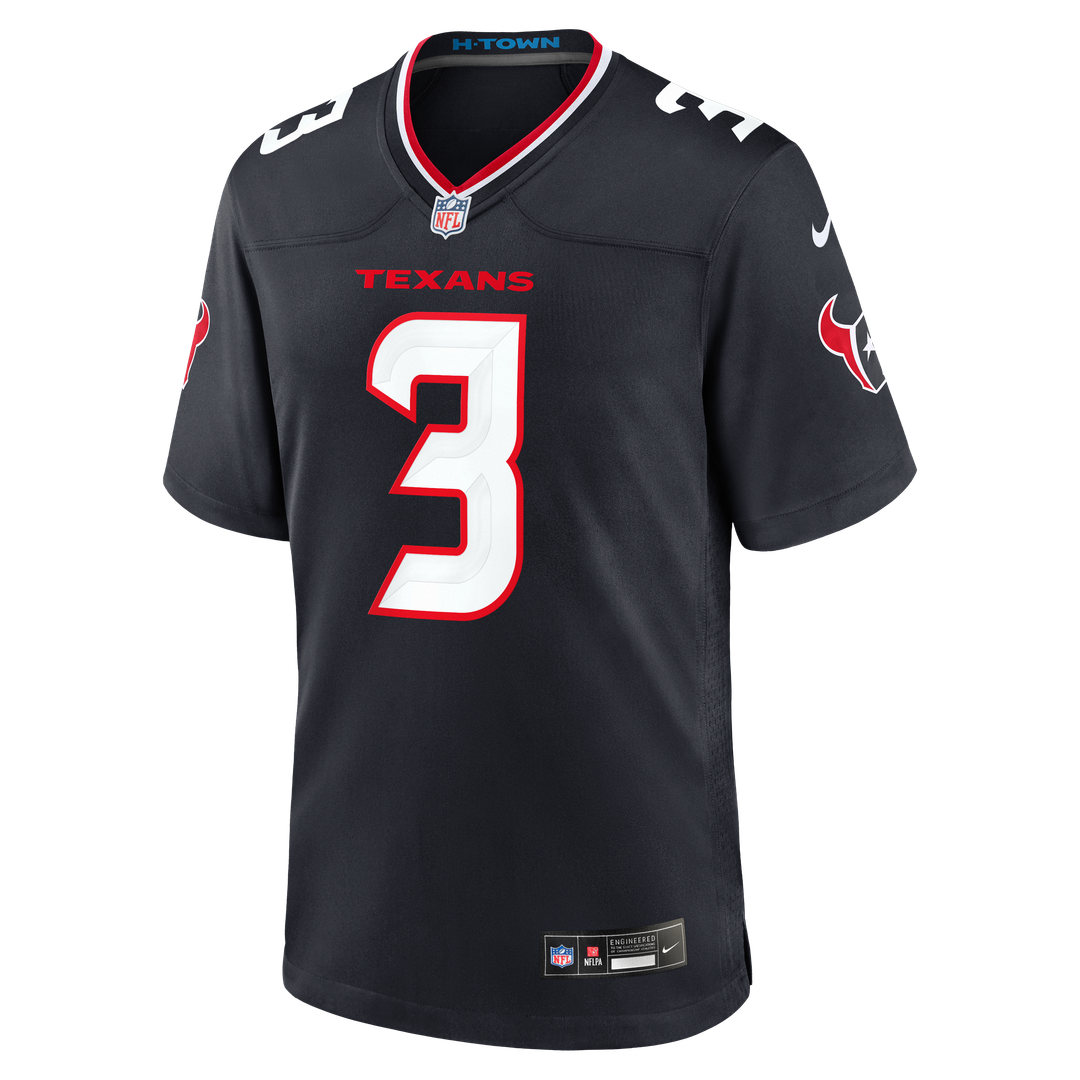 Houston Texans Kamari Lassiter Navy Team Game Jersey | NFL Football Jersey