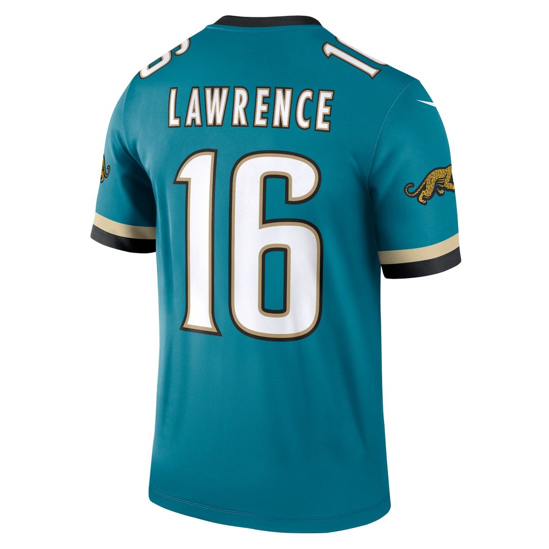 Jacksonville Jaguars Trevor Lawrence Teal Legend Player Performance Top