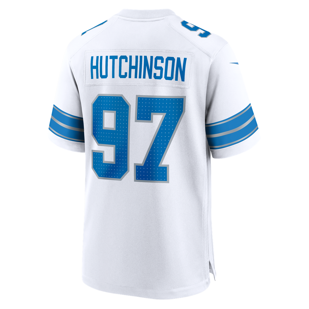 Detroit Lions Aidan Hutchinson Black 2nd Alternate Game Jersey | NFL Football Jersey